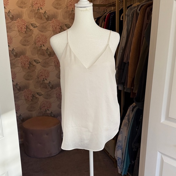 Express Tops - Elegant White Women's Top